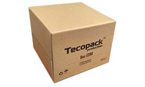 Box E-390 Упаковування в гофроящик зі спеціальним отвором для вилучення наповнювача
